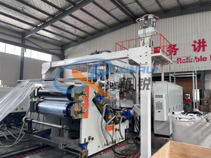 0.3-2mm PP PE PS Termoform Levha Yapma Makinesi 