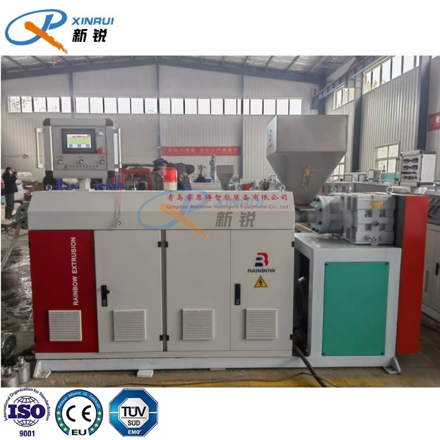 PVC Bahçe Ateş Hortum Makarası Fiber Yumuşak Gaz Hortum Boru Hortumu Ekstrüder Yapım Makinesi