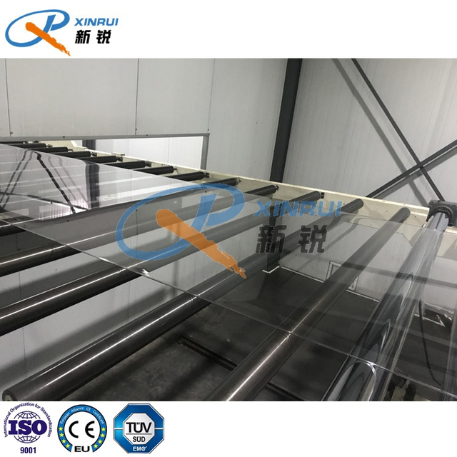 1220mm PC Polikarbonat Plastik Sac Üretim Makinesi